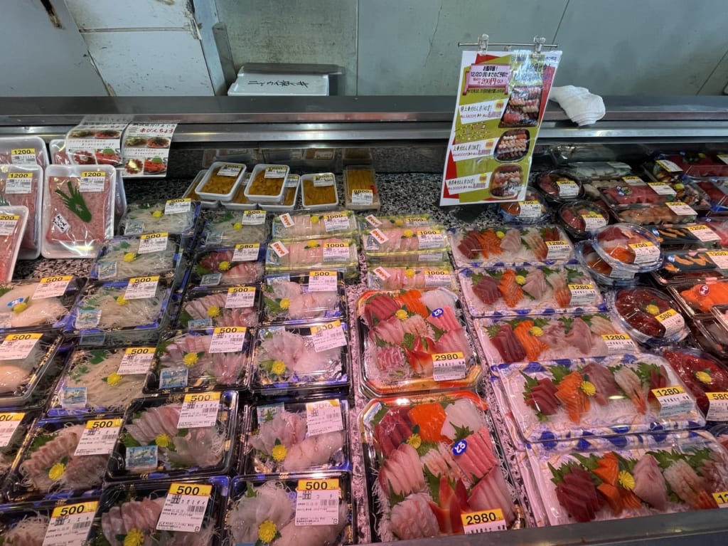 日本海鮮魚センター　刺身