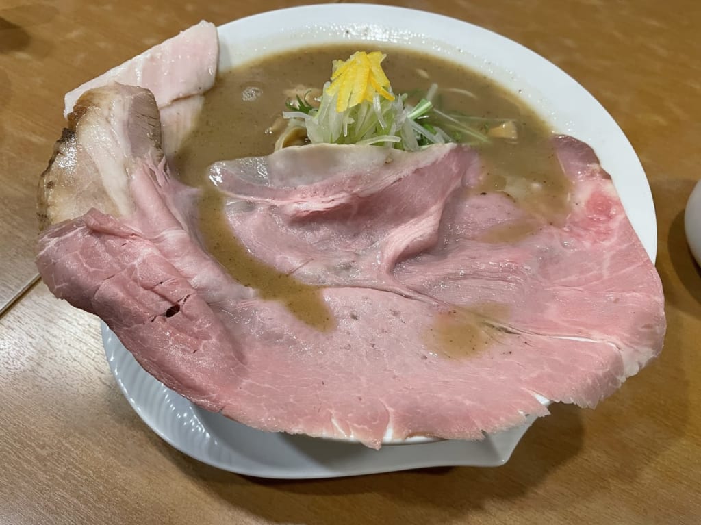 麺屋あしたの醤油白湯麺「焼あじの風」