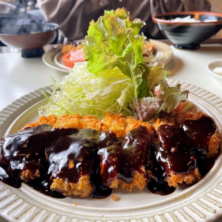 レストランベニスの味噌カツ定食