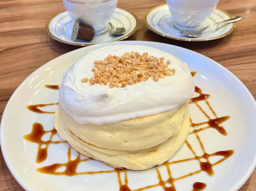 高倉町珈琲のリコッタパンケーキ
