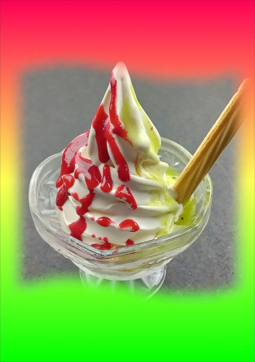 長峰温泉ゆったりの郷(レストラン味彩)のクリスマスソフト