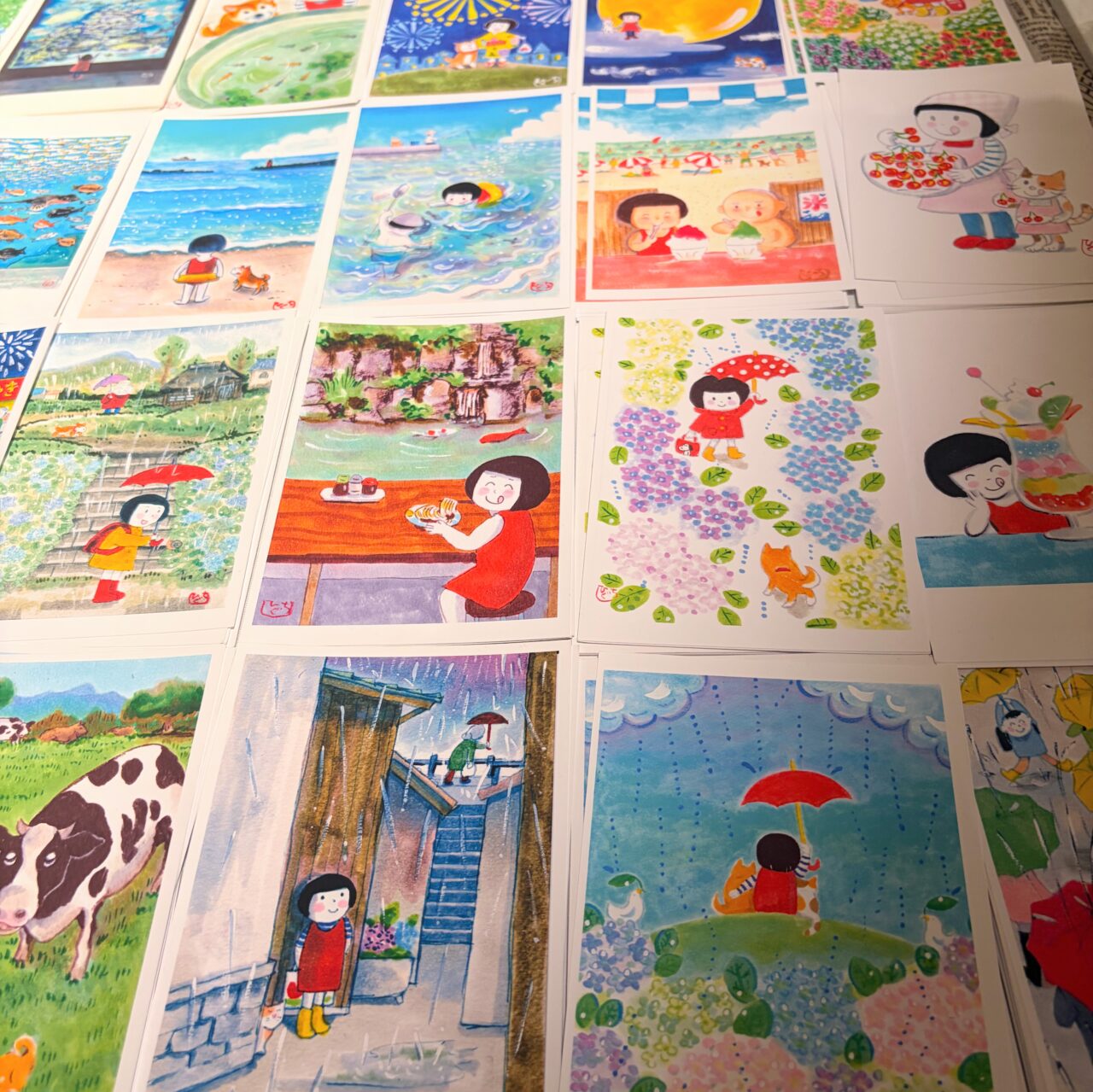 上越の風景や思い出を描き続けるイラストレーター・ひぐちキミヨさんにお話を伺いました