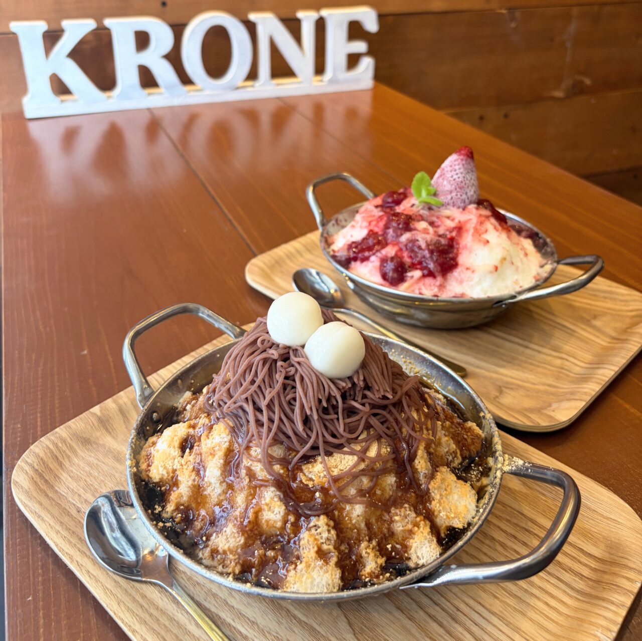 期間限定! KRONE(クローネ)で韓国発祥のふわっふわ新感覚スイーツ“糸ピンス”が味わえる